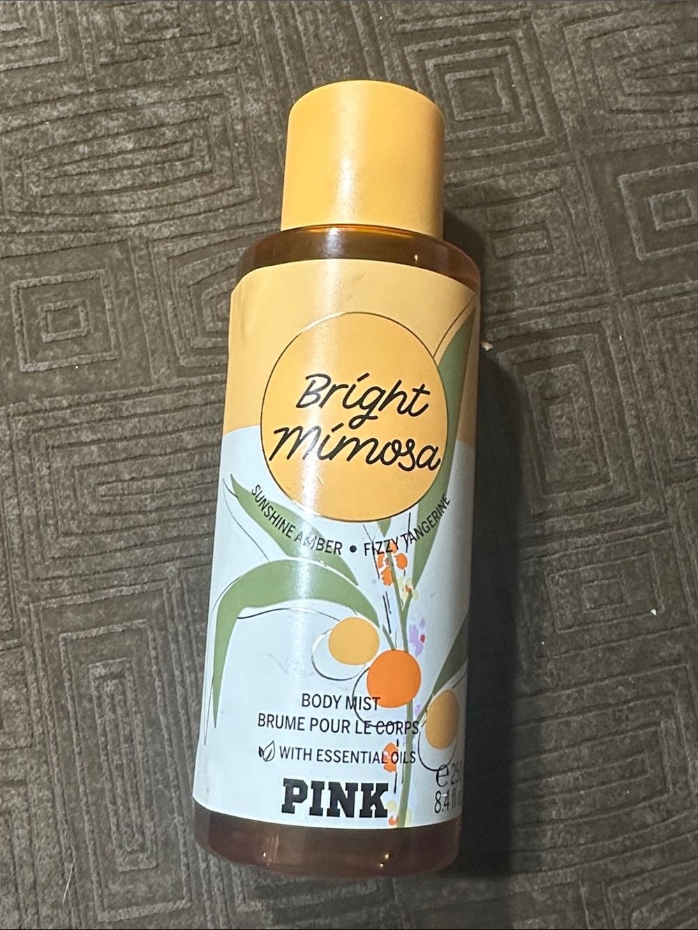 PINK Victoria secret BRIGHT MIMOSA FRAGRANCE MIST